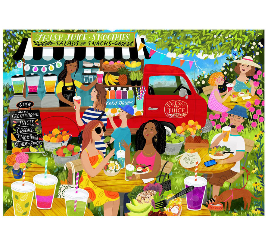 Pieces & Peace Juice Truck Puzzle 1500pcs