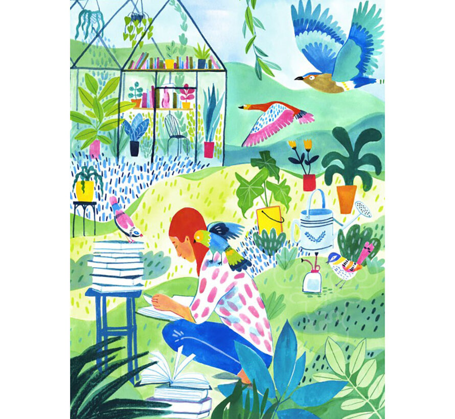 Pieces & Peace Lecture Au Jardin Puzzle 500pcs