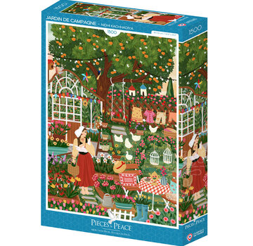 Pieces & Peace Pieces & Peace Cottage Garden Puzzle 1500pcs