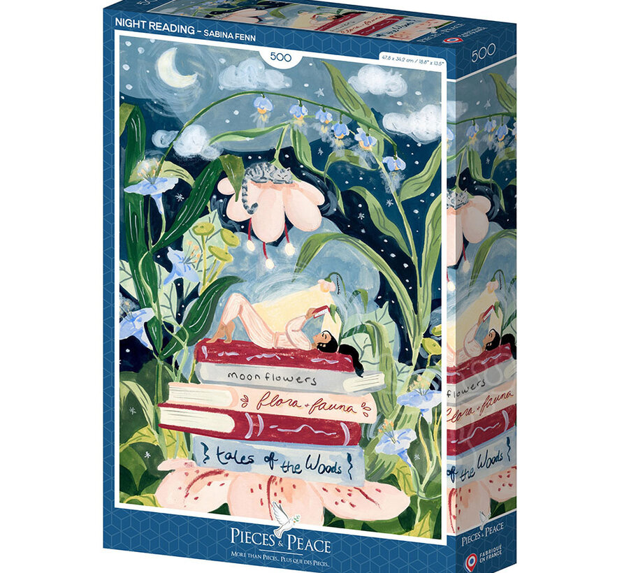 Pieces & Peace Night Reading Puzzle 500pcs