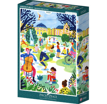 Pieces & Peace Pieces & Peace Public Garden (Jardin Public) Puzzle 1000pcs