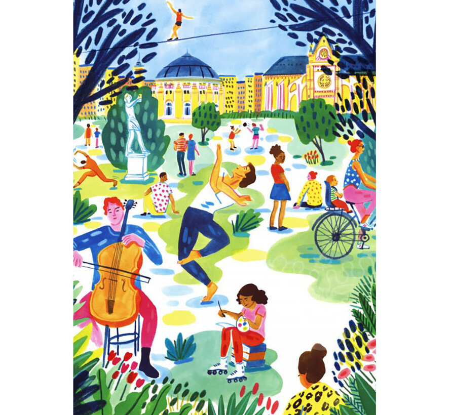 Pieces & Peace Public Garden (Jardin Public) Puzzle 1000pcs
