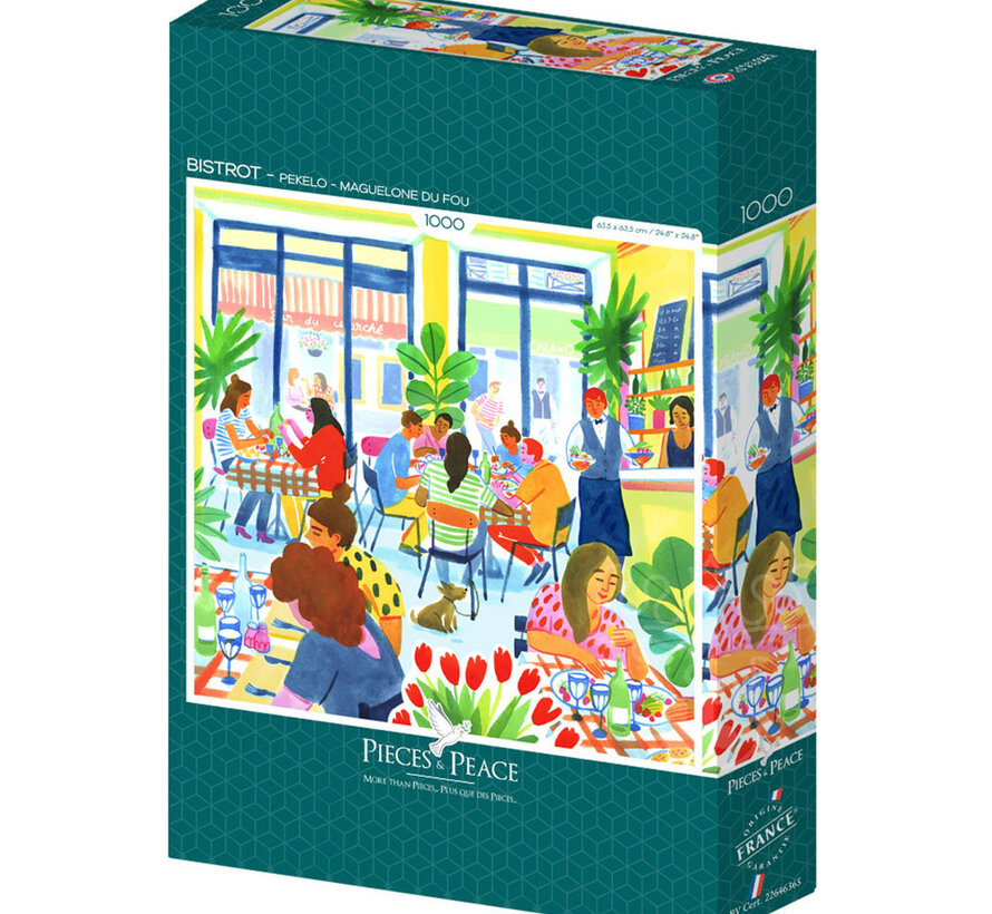 Pieces & Peace Bistrot Puzzle 1000pcs