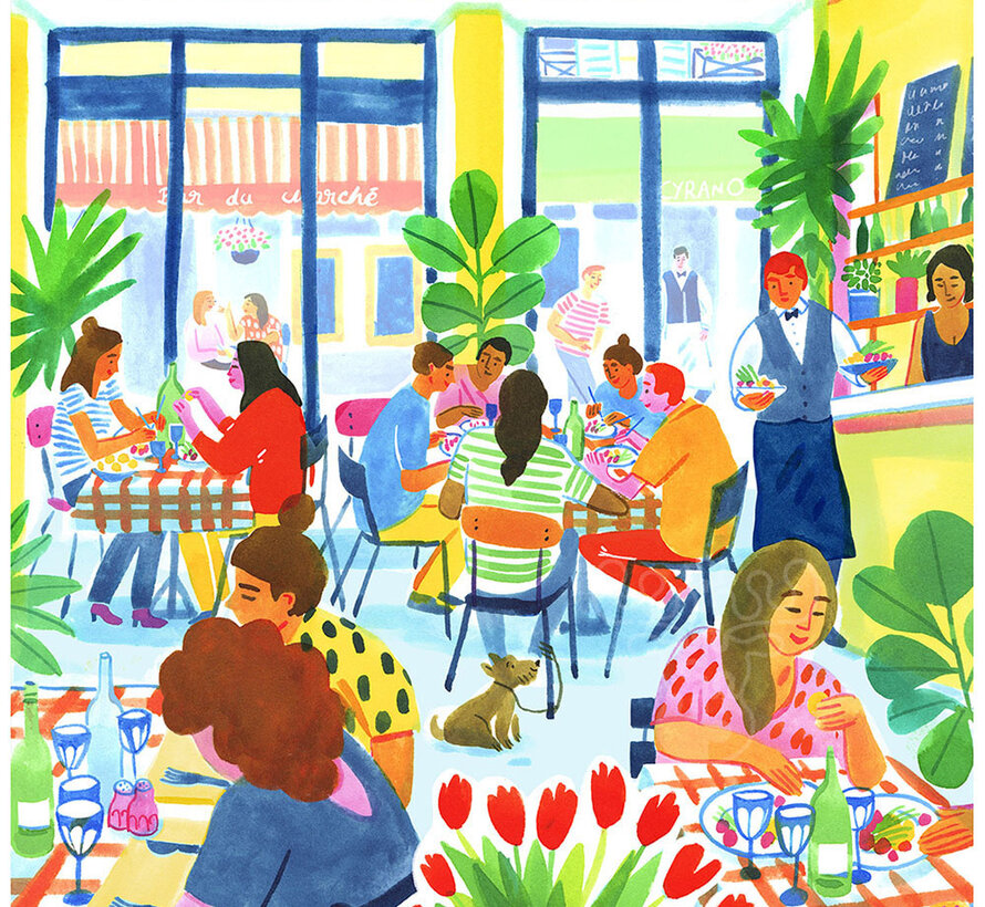 Pieces & Peace Bistrot Puzzle 1000pcs