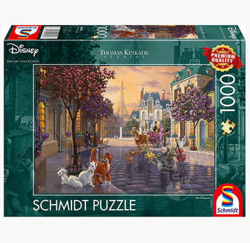 Schmidt Schmidt Thomas Kinkade - The Aristocats Puzzle 1000pcs - Import