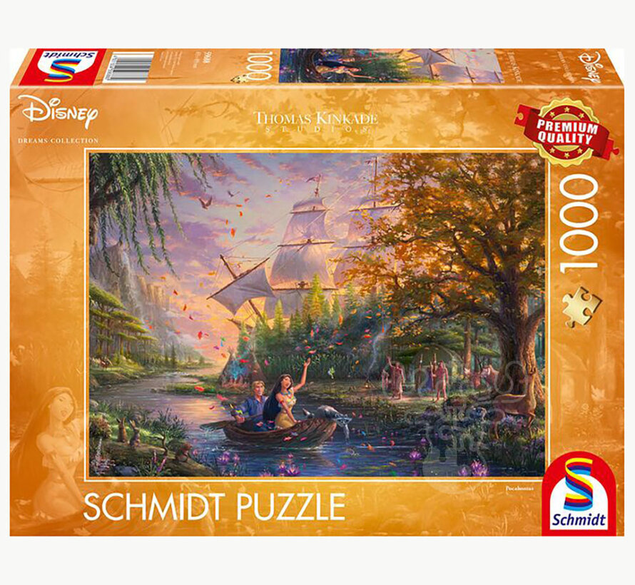 Schmidt Thomas Kinkade - Pocahontas Puzzle 1000pcs - Import