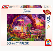 Schmidt Schmidt Jeff Haynie - Camping in the Desert Puzzle 1000pcs - Import