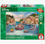 Schmidt Schmidt Thomas Kinkade - Disney Mickey & Minnie in Italy Puzzle 1000pcs - Import