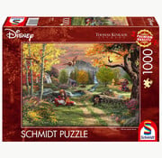 Schmidt Schmidt Thomas Kinkade - Disney Fox and Hound Puzzle 1000pcs - Import