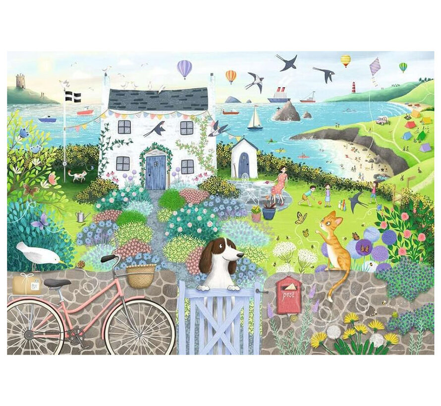 Ravensburger Coastal Cottage Puzzle 1000pcs - Import