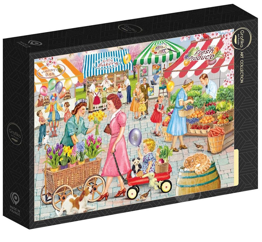Grafika Smallburg Spring Market Puzzle 1000pcs