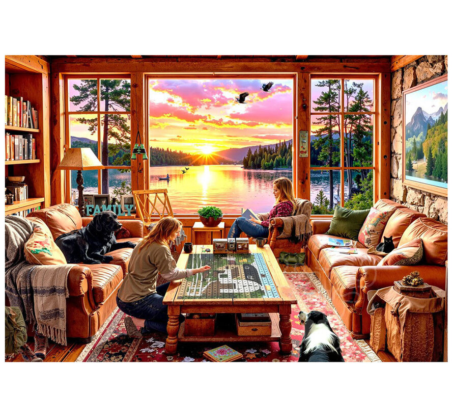 Grafika While They're Fishing Puzzle 1000pcs