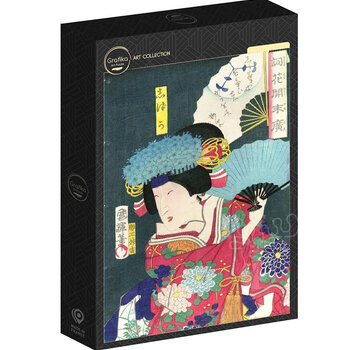 Grafika Grafika Utagawa Kuniteru II - Actor Iwai Shijaku II as Shizuka Puzzle 500pcs