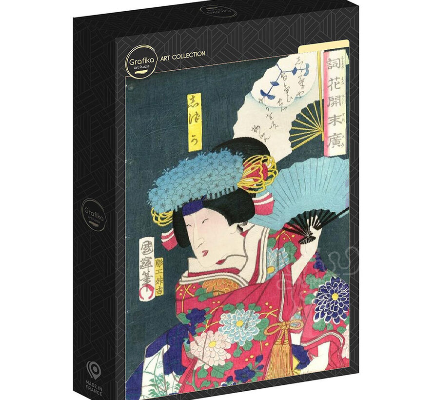 Grafika Utagawa Kuniteru II - Actor Iwai Shijaku II as Shizuka Puzzle 500pcs