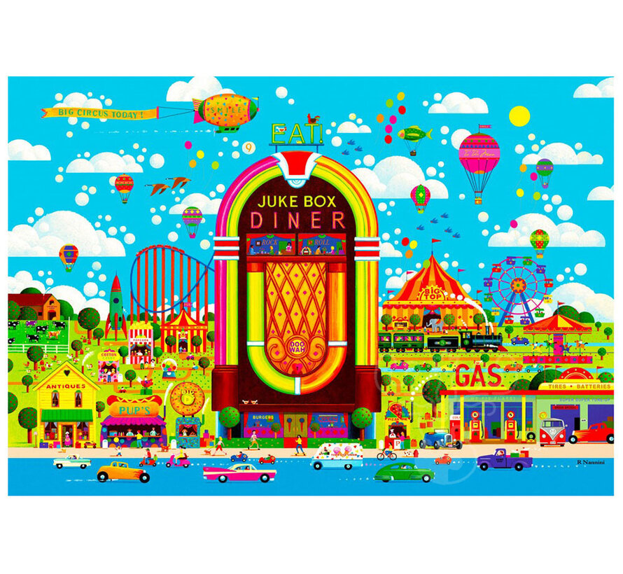 Grafika Jukebox Carnival Puzzle 1000pcs