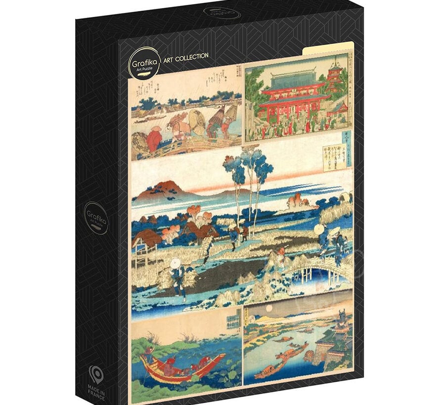 Grafika Les Estampes D’Hokusai (The Prints of Hokusai) Puzzle 1000pcs