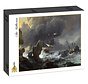 Grafika Ludolf Backhuysen: Ships in Distress off a Rocky Coast, 1667 Puzzle 2000pcs