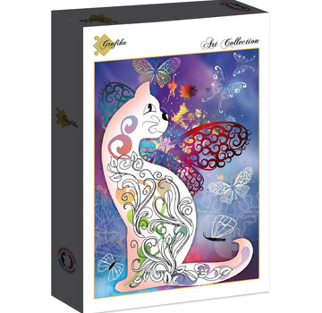 Grafika Grafika The Cat with the Butterflies Puzzle 2000pcs