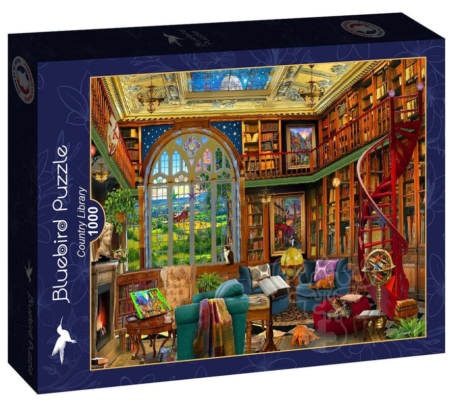 Bluebird Country Library Puzzle1000pcs