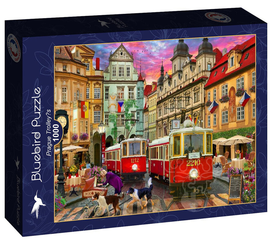 Bluebird Prague Trolley's Puzzle1000pcs