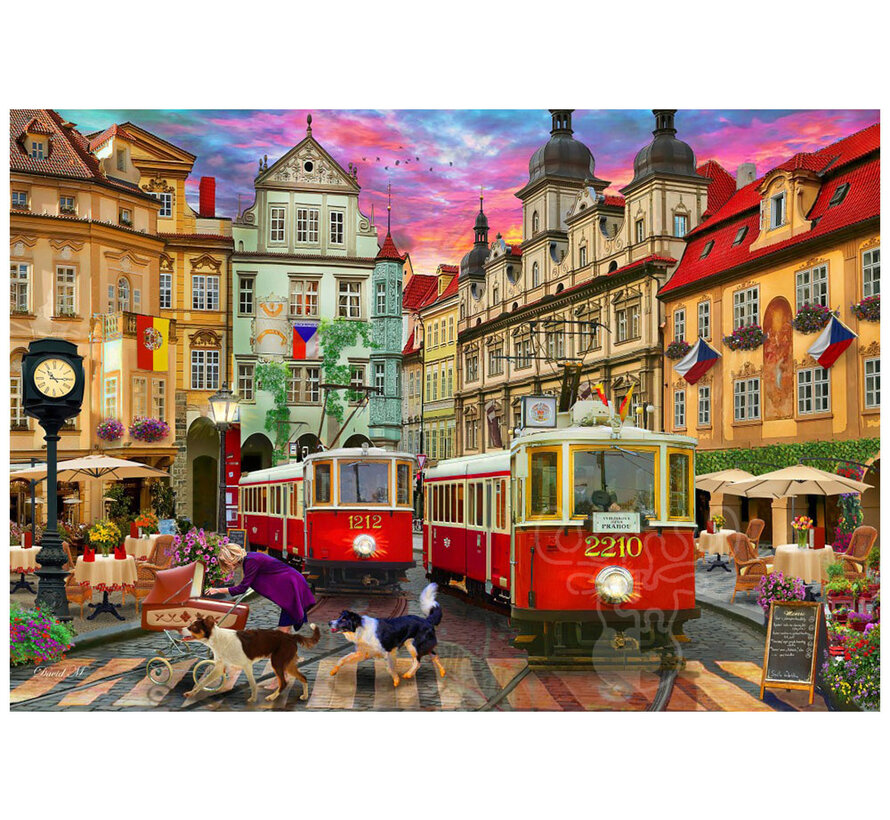 Bluebird Prague Trolley's Puzzle1000pcs