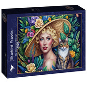 Bluebird Bluebird The Woman and the Cat Puzzle1000pcs