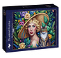 Bluebird The Woman and the Cat Puzzle1000pcs