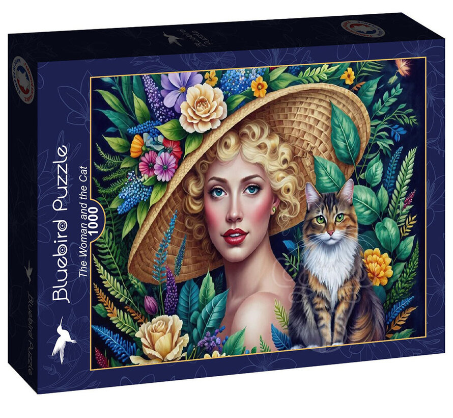 Bluebird The Woman and the Cat Puzzle1000pcs