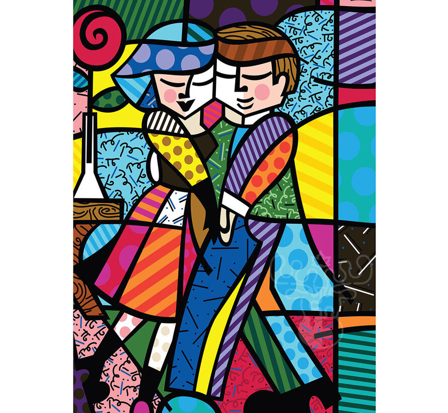 Bluebird Romero Britto - Cheek to Cheek Puzzle 1000pcs