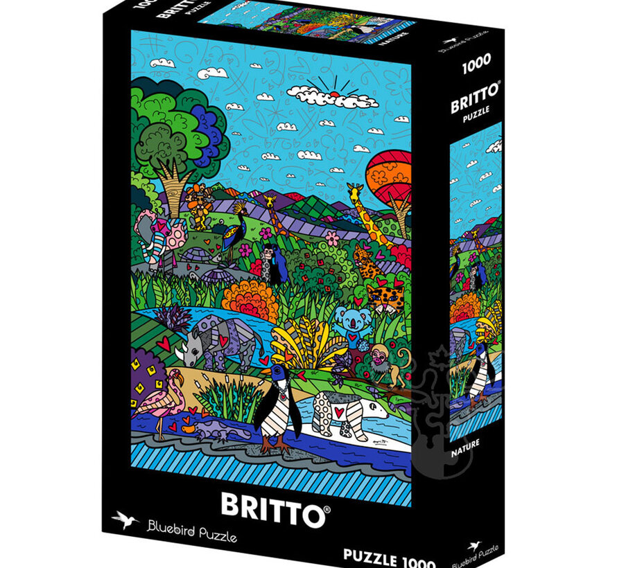 Bluebird Romero Britto - Nature Puzzle 1000pcs