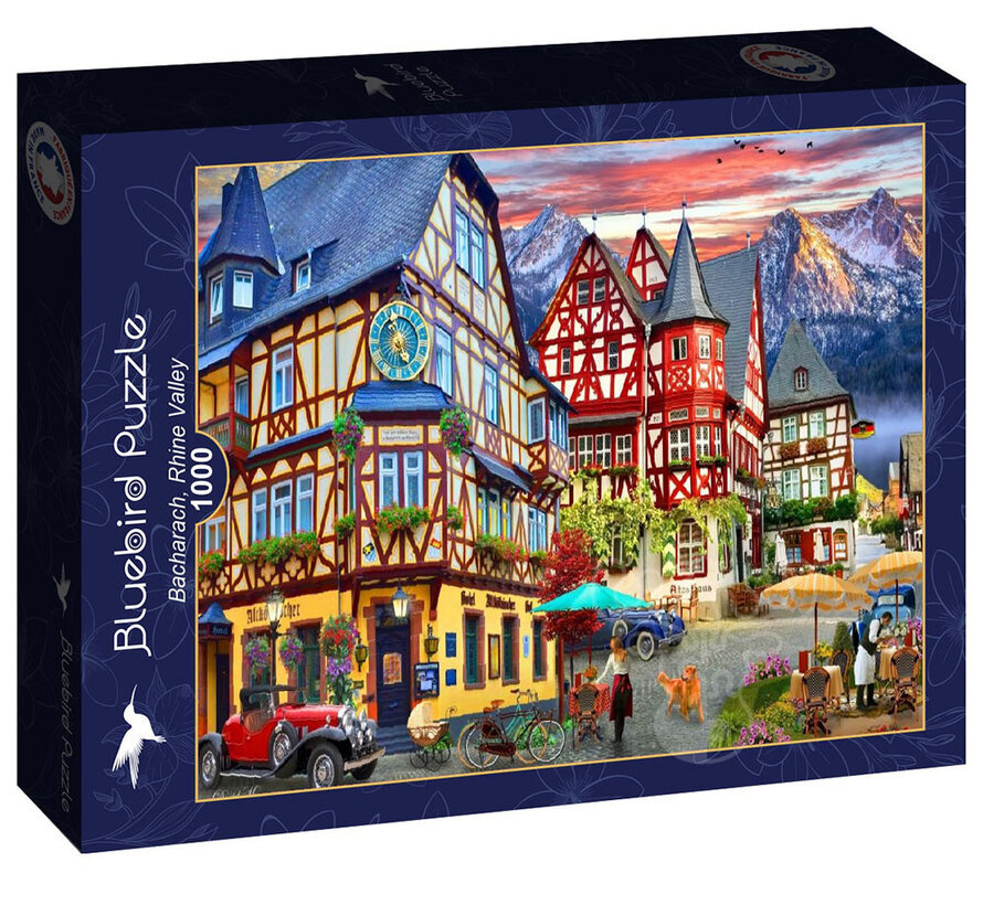 Bluebird Bacharach, Rhine Valley Puzzle1000pcs