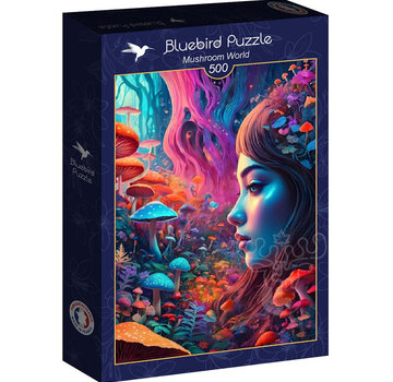 Bluebird Bluebird Mushroom World Puzzle 500pcs