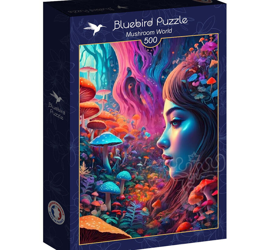 Bluebird Mushroom World Puzzle 500pcs
