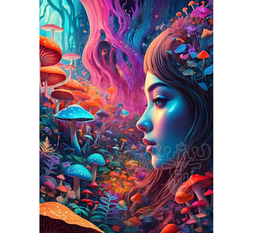 Bluebird Mushroom World Puzzle 500pcs