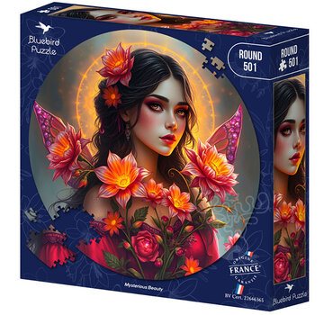 Bluebird Bluebird Mysterious Beauty Round Puzzle 501pcs