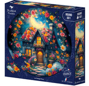 Bluebird Bluebird Le Cottage Fleuri Round Puzzle 501pcs