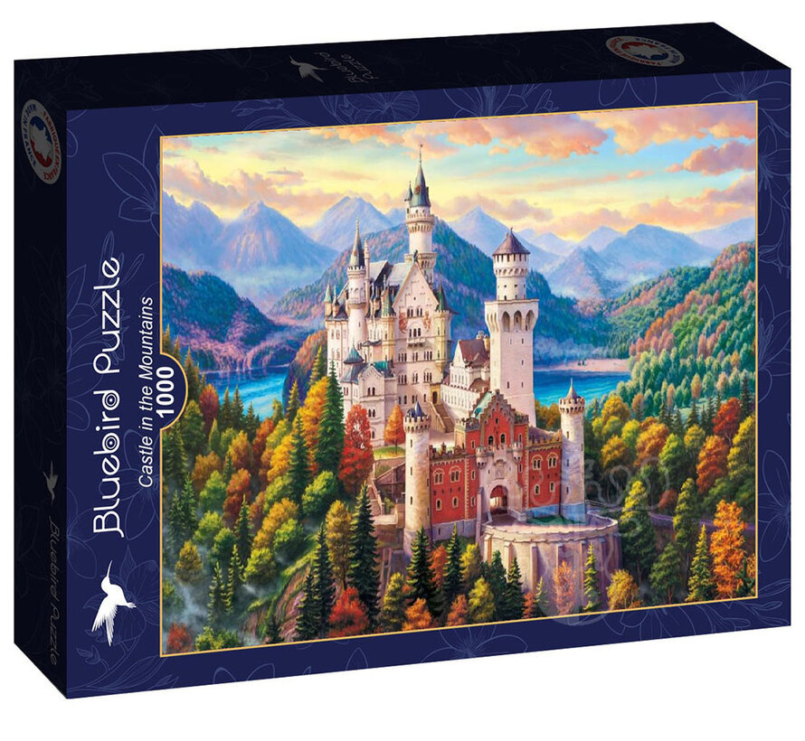 Bluebird Castle in the Mountains Puzzle 1000pcs