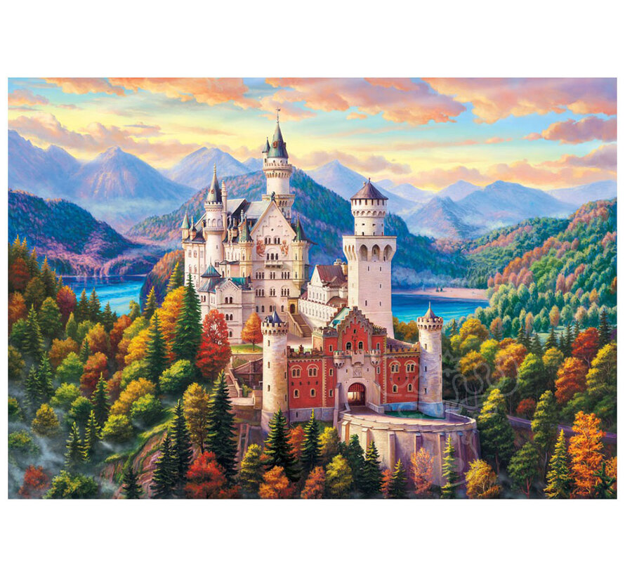 Bluebird Castle in the Mountains Puzzle 1000pcs