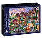 Bluebird Amusement Park in the City Puzzle 1000pcs