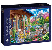Bluebird Bluebird Evening House in the Mountains Puzzle 1000pcs