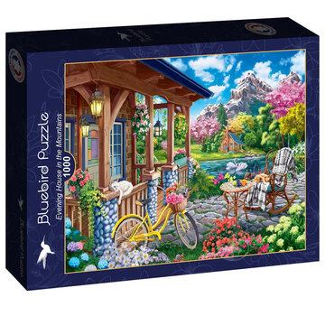 Bluebird Bluebird Evening House in the Mountains Puzzle 1000pcs
