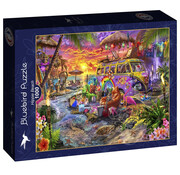 Bluebird Bluebird Hippie Beach Puzzle 1000pcs