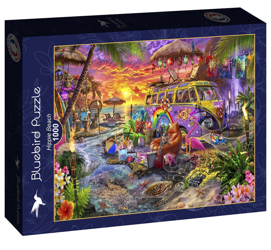 Bluebird Hippie Beach Puzzle 1000pcs