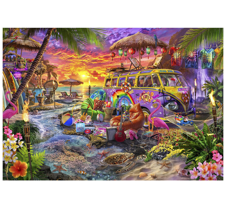 Bluebird Hippie Beach Puzzle 1000pcs