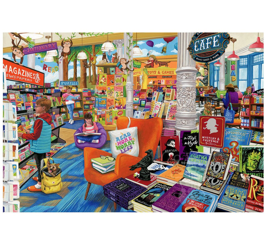 Bluebird Reading Room Puzzle 1000pcs