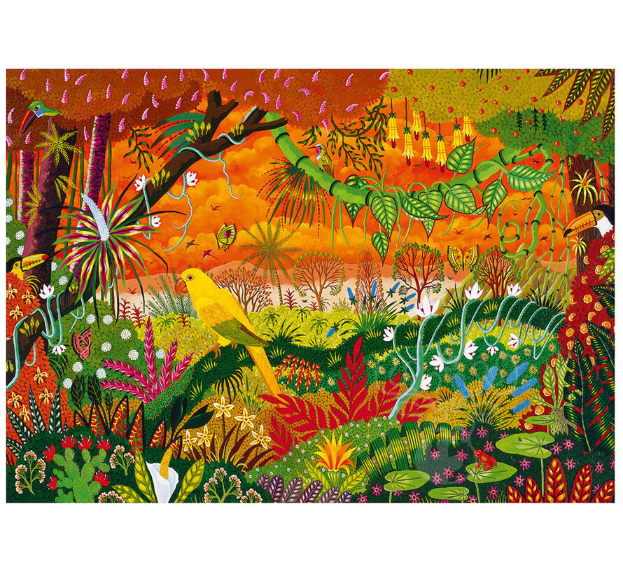 Pieces & Peace Golden Conure (Sun Parakeet) Puzzle 1000pcs