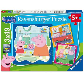 Ravensburger Ravensburger Peppa Pig: Family Firsts! Puzzle 3 x 49pcs