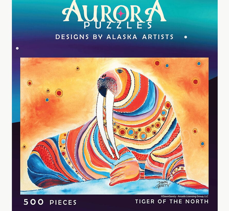 Aurora Tiger of the North Puzzle 500pcs