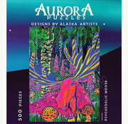 Aurora Puzzles Aurora Psychedelic Moose Puzzle 500pcs