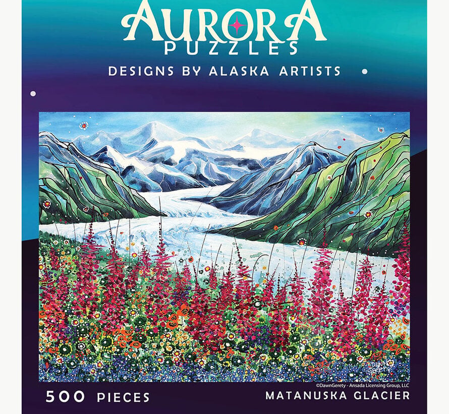 Aurora Matanuska Glacier Puzzle 500pcs